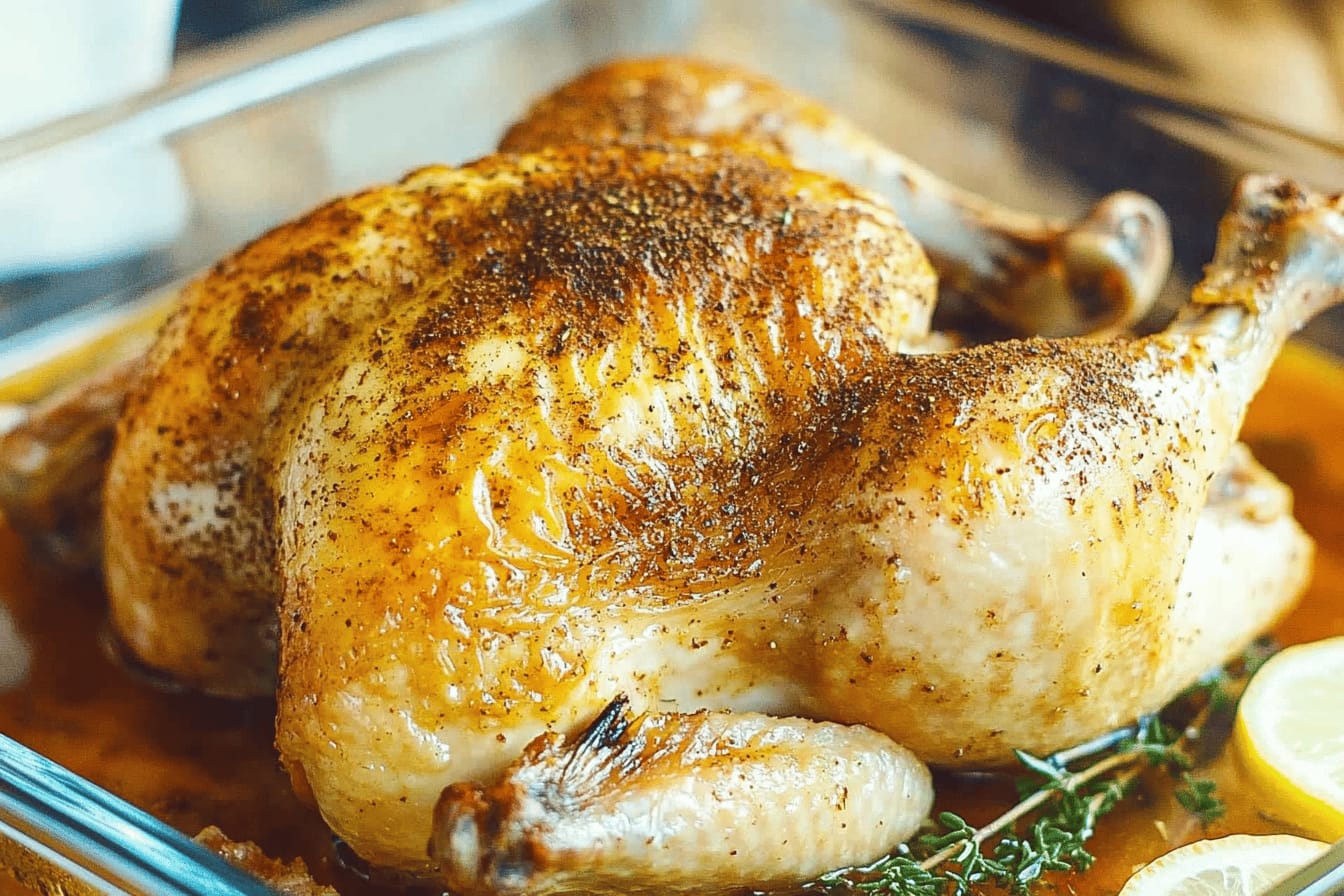 Oven-Baked Rotisserie Chicken Recipe