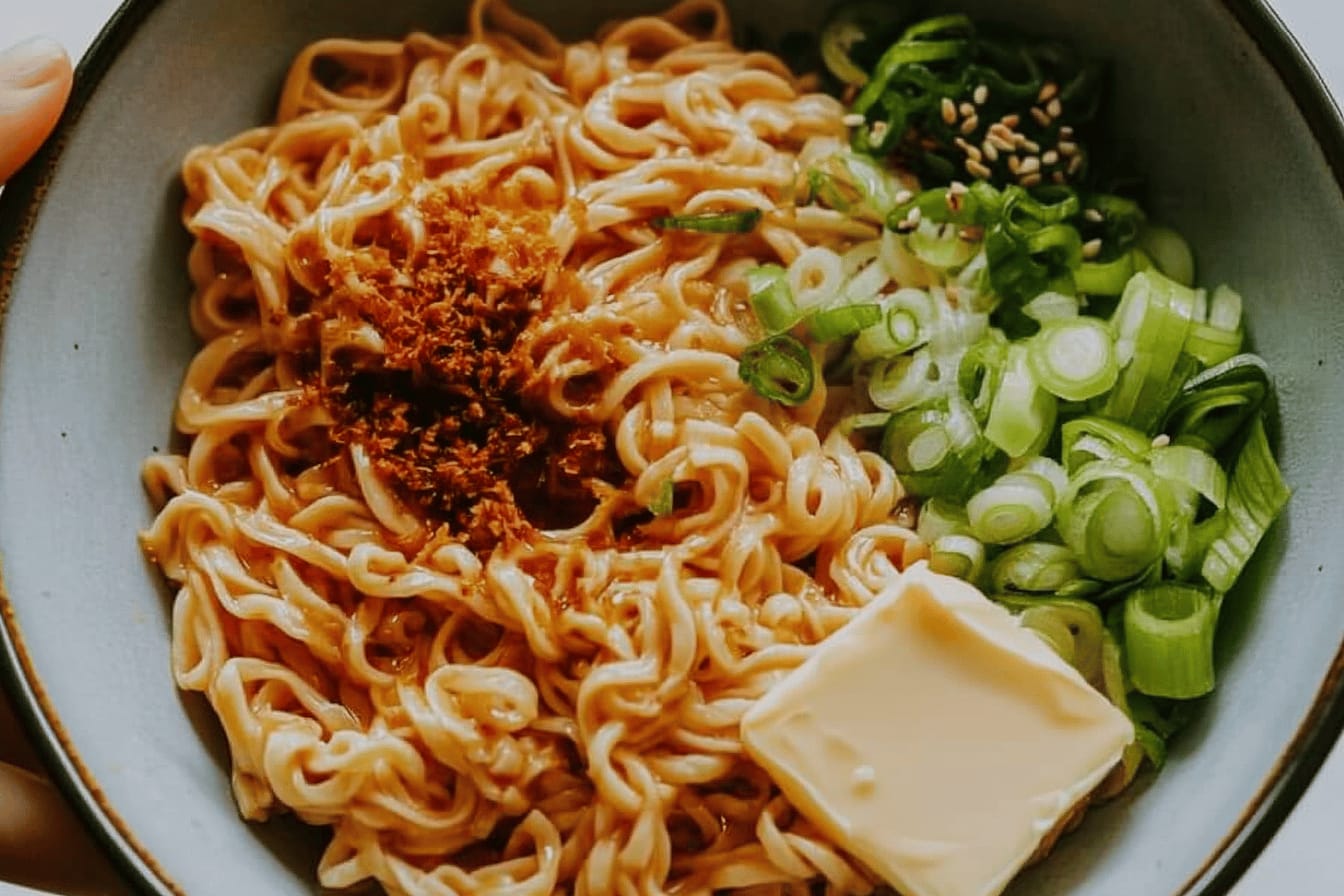 Quick Sesame Butter Noodles Recipe