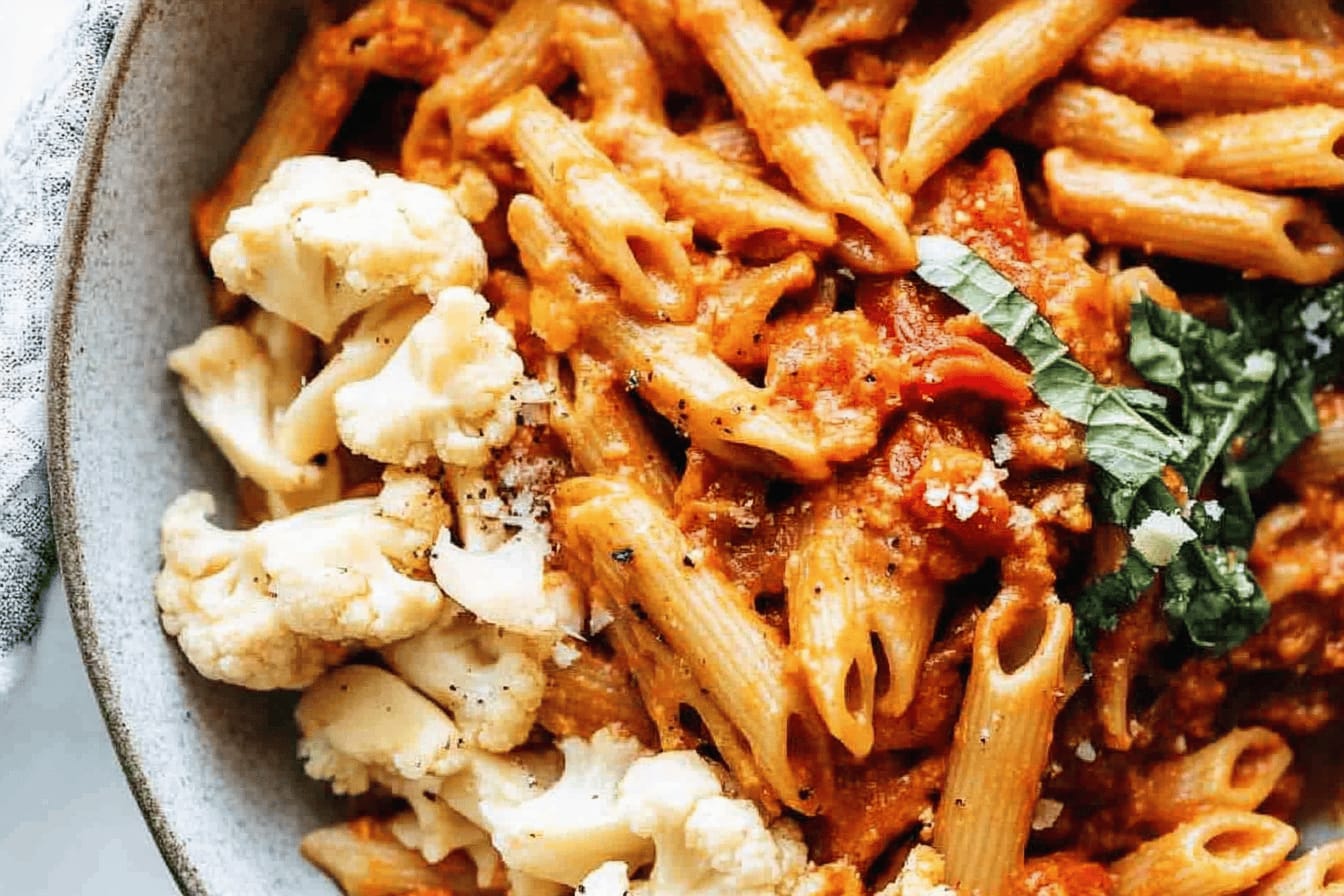 Red Pepper Cashew Pasta Recipe Delight