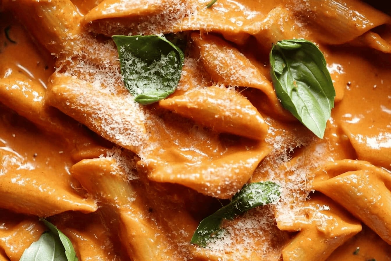 Roasted Red Pepper Pasta Recipe Delight