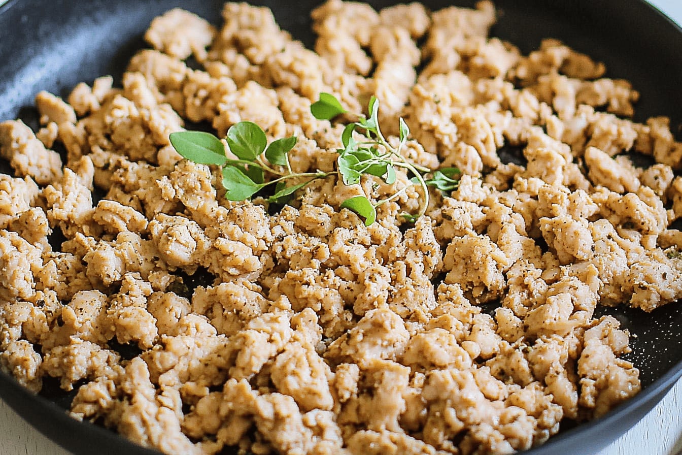Seasoned Ground Chicken Recipe for Easy Meals