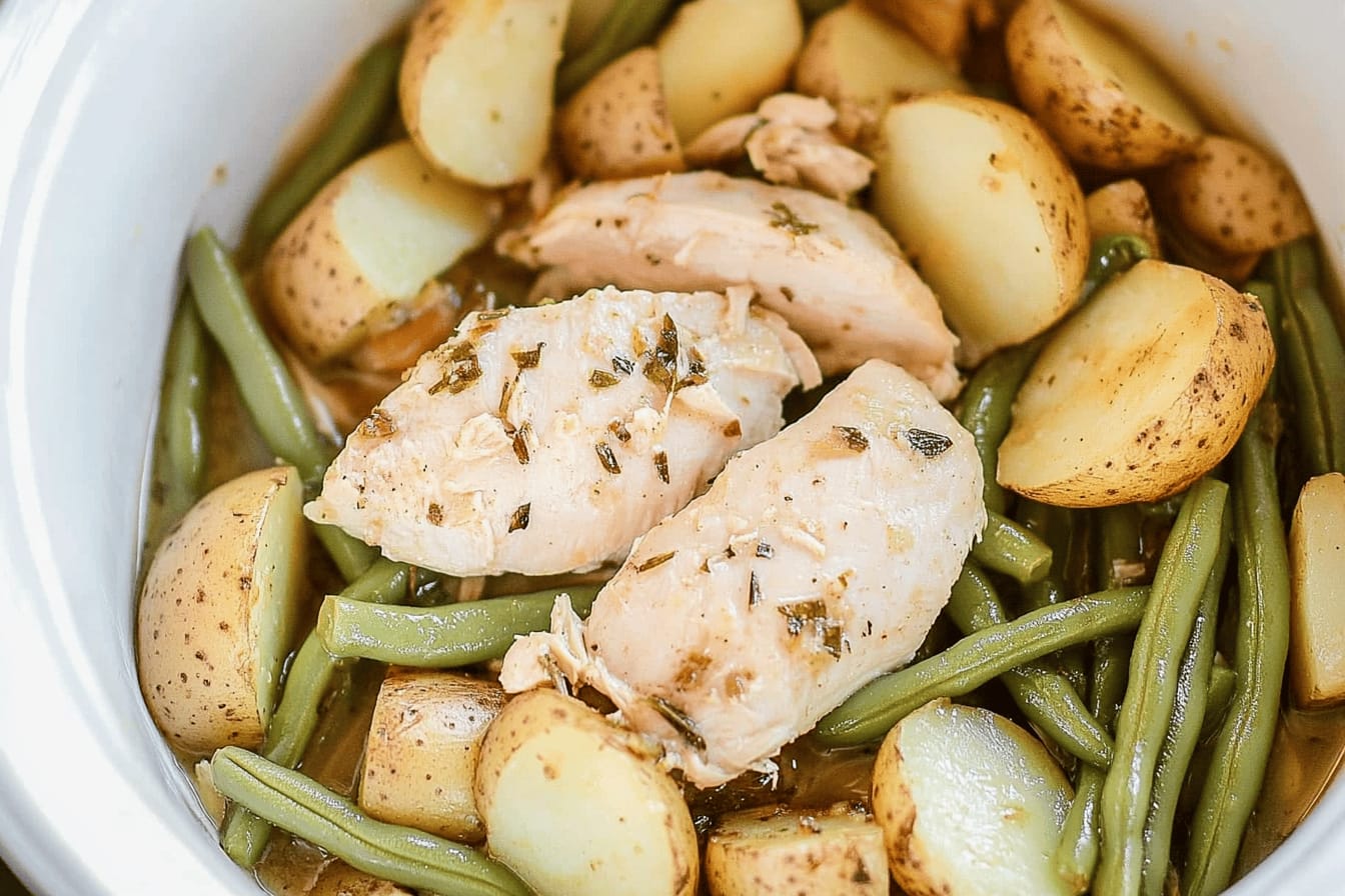 Slow Cooker Chicken and Potatoes Recipe