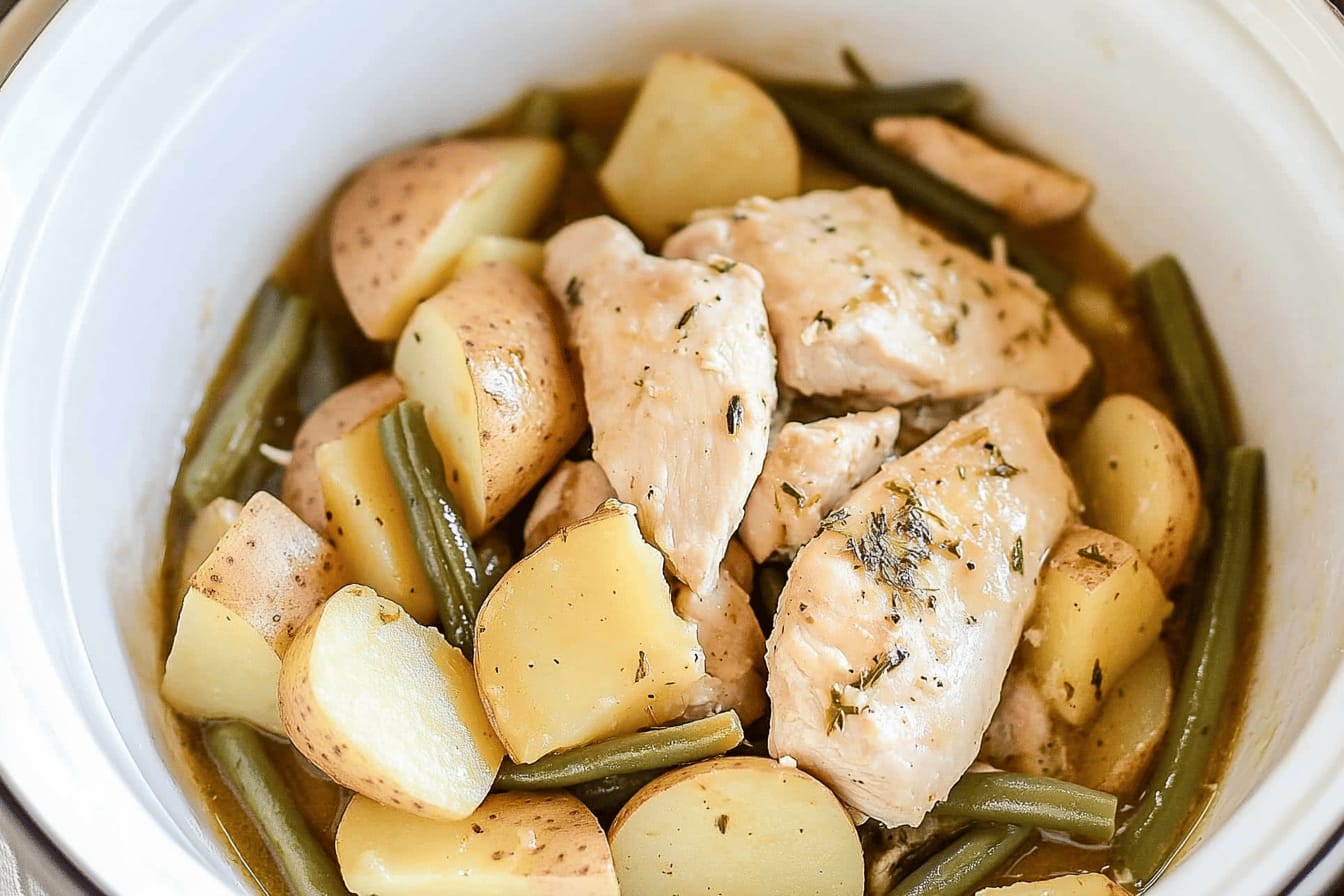 Slow Cooker Chicken with Potatoes Recipe