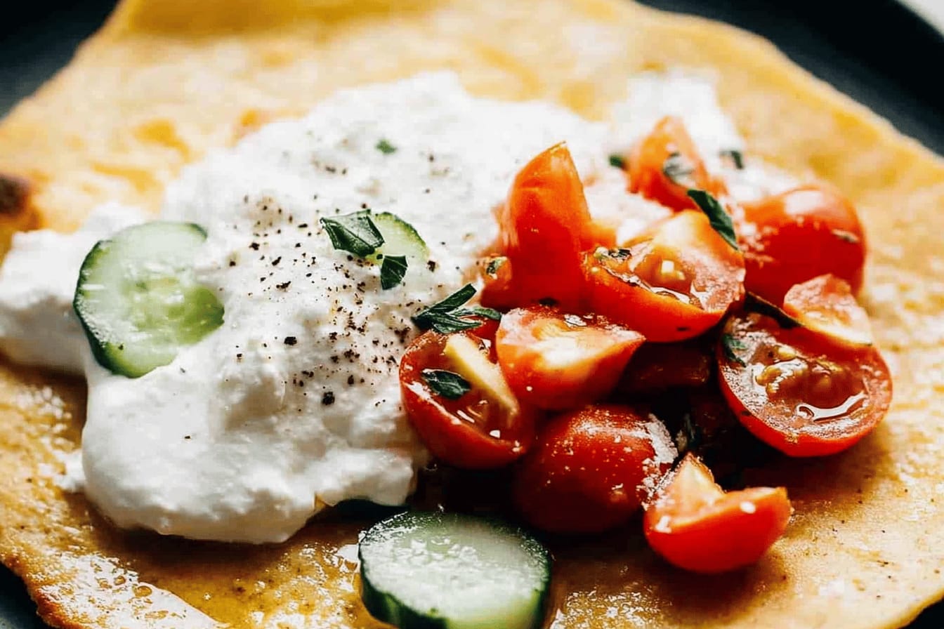 Socca with Whipped Feta Recipe Delight