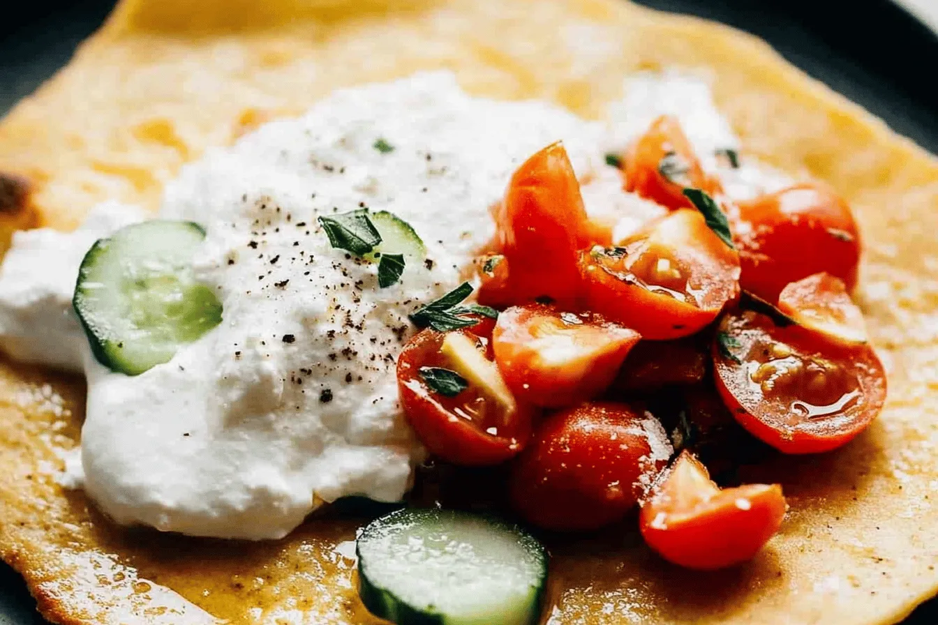 Socca with Whipped Feta Recipe Delight