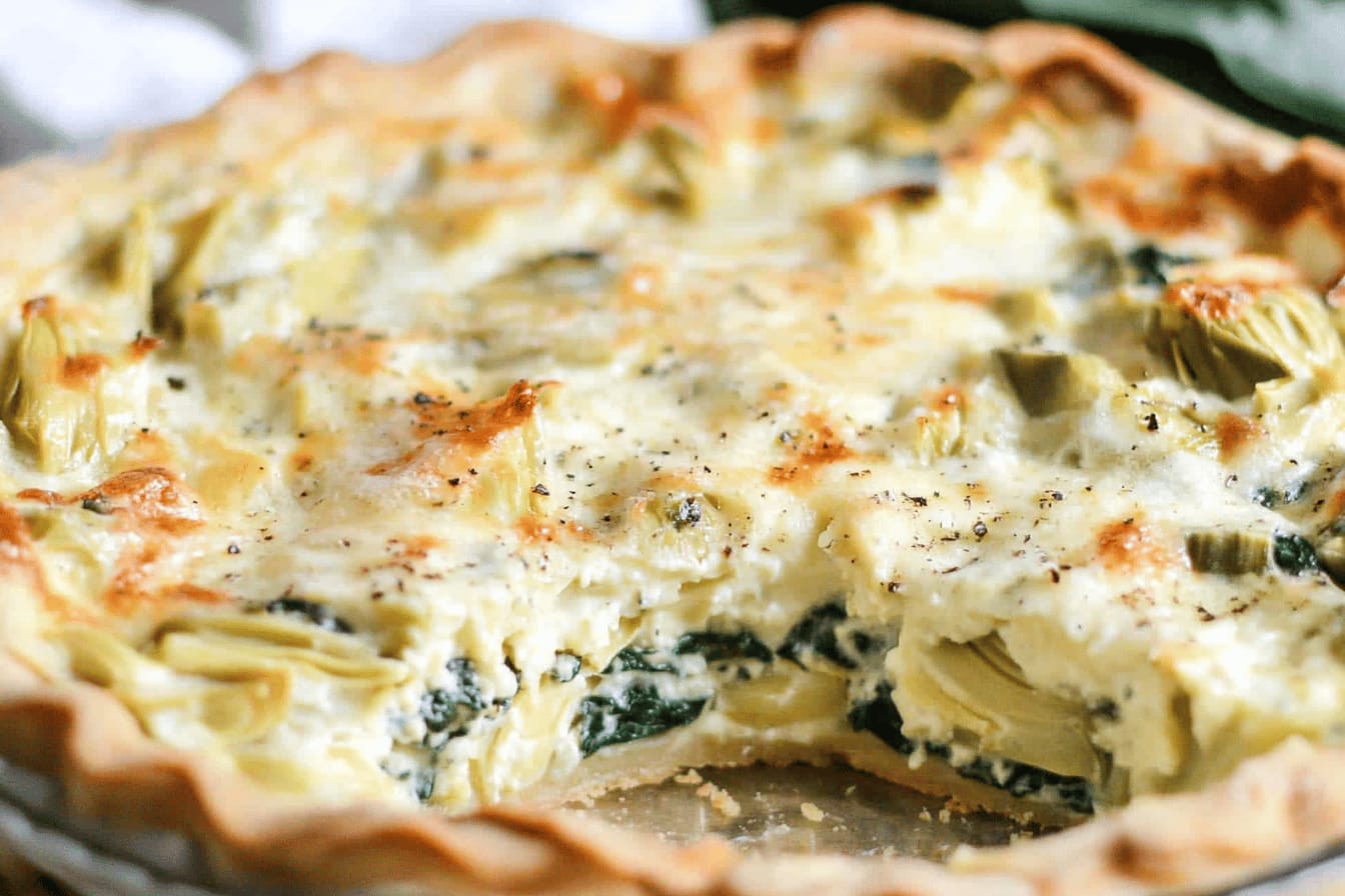 Spinach Artichoke Quiche Recipe for Everyone