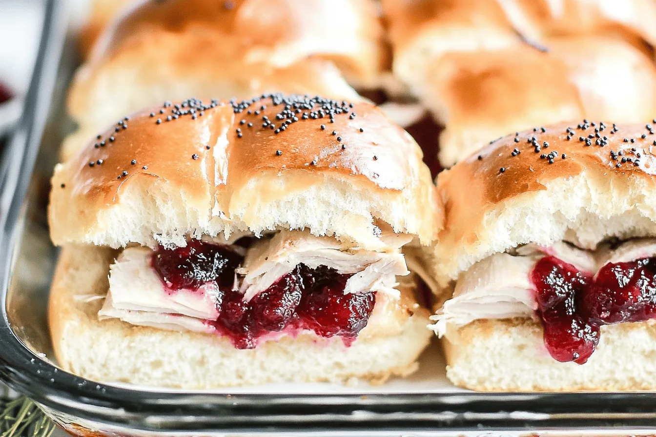 Turkey Cranberry Sliders Recipe for Easy Entertaining