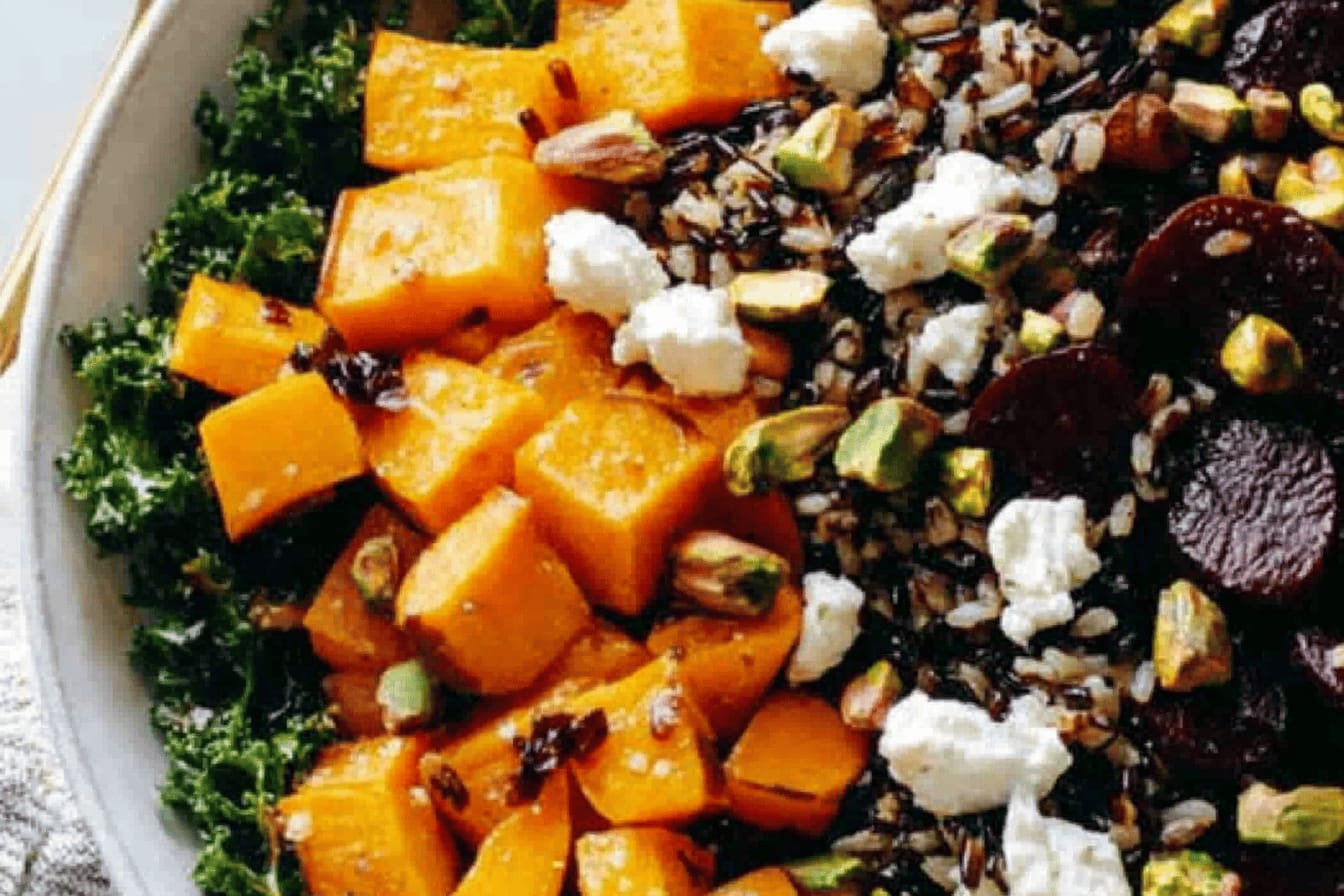 Winter Grain Bowl with Balsamic Dressing Recipe