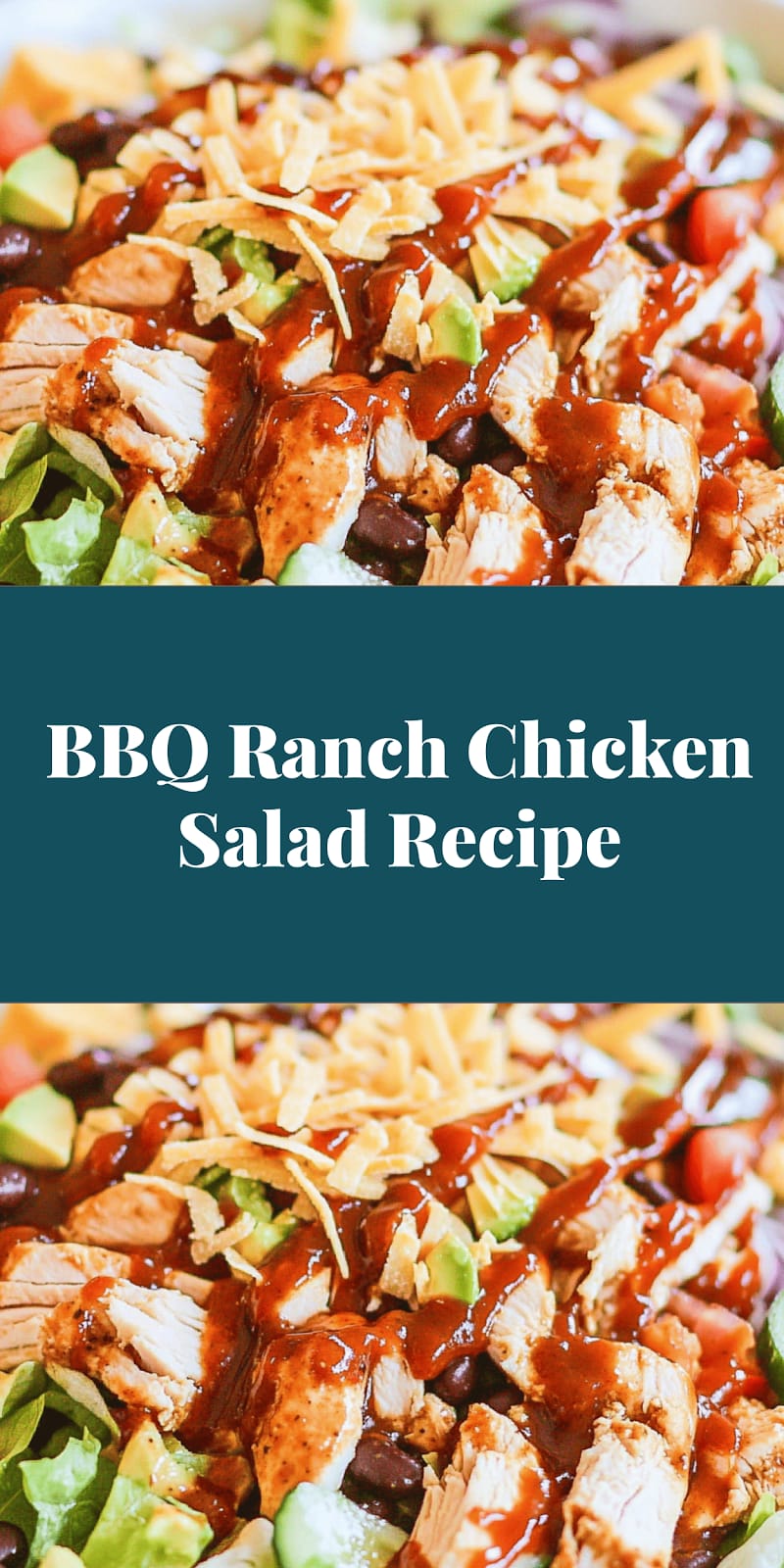 BBQ Ranch Chicken Salad Recipe
