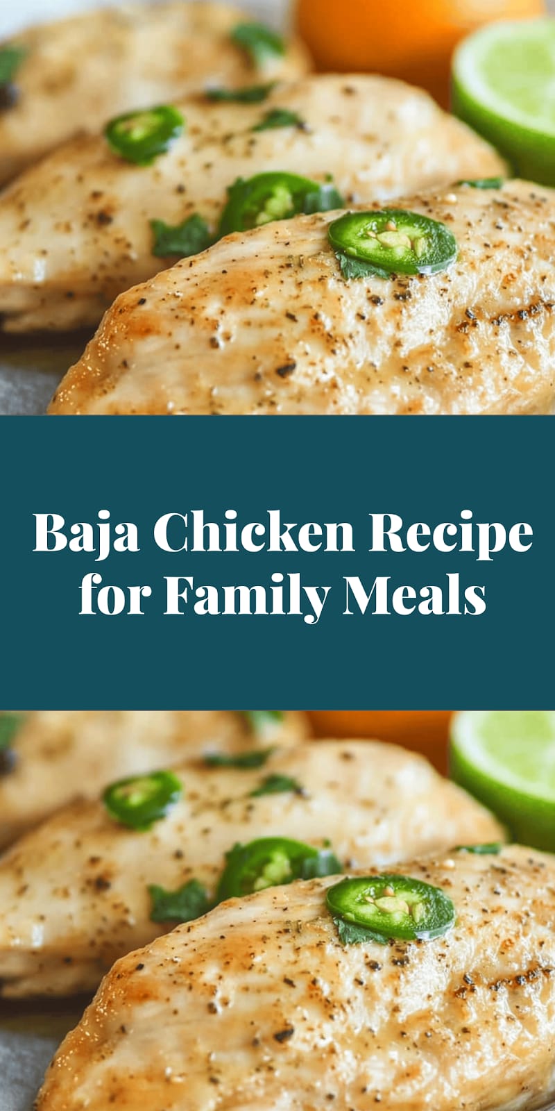 Baja Chicken Recipe for Family Meals