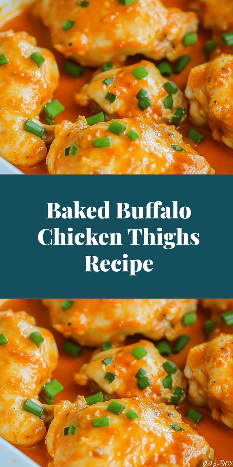 Baked Buffalo Chicken Thighs Recipe