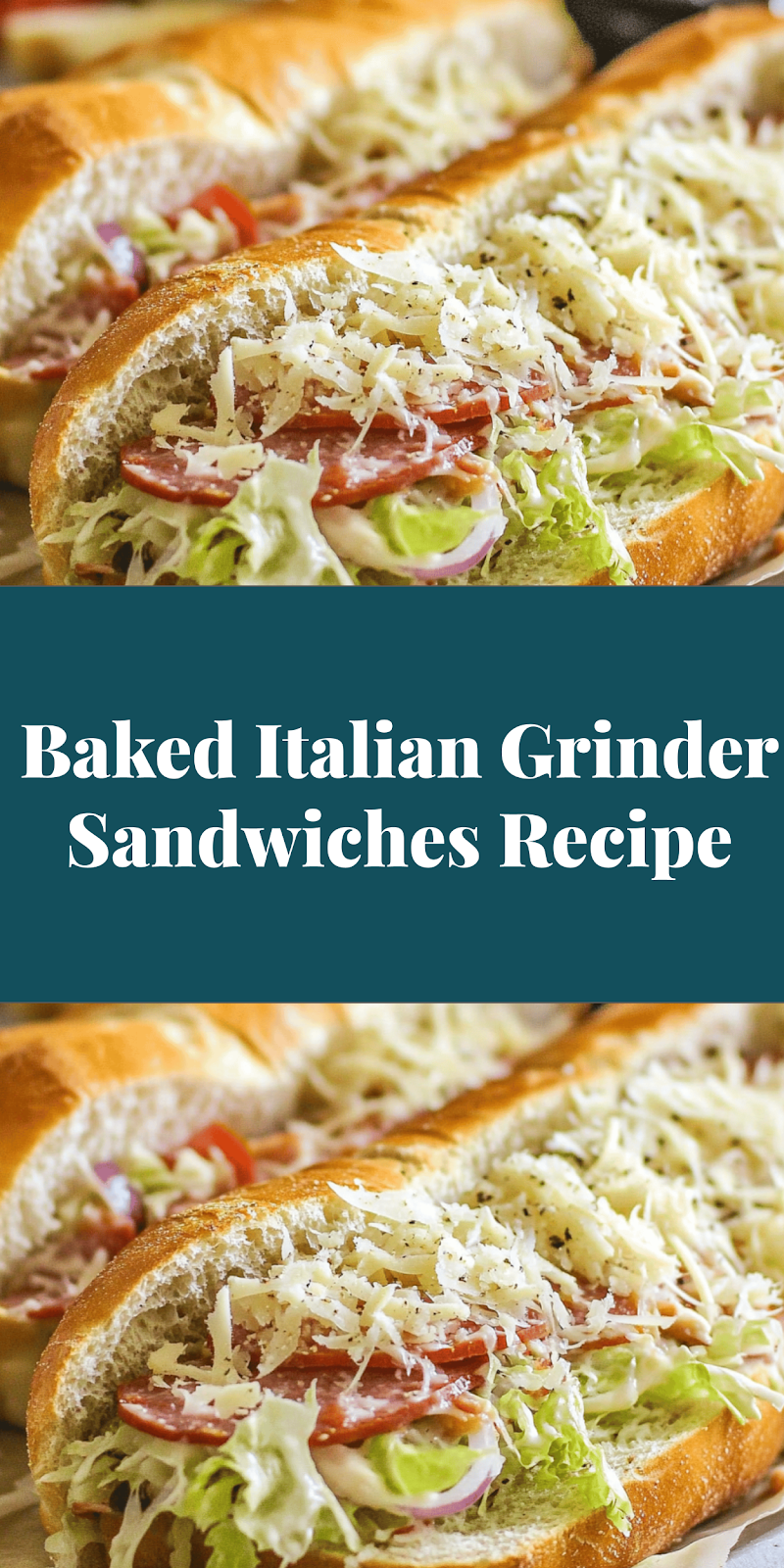 Baked Italian Grinder Sandwiches Recipe