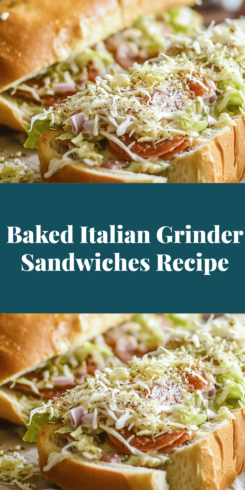 Baked Italian Grinder Sandwiches Recipe