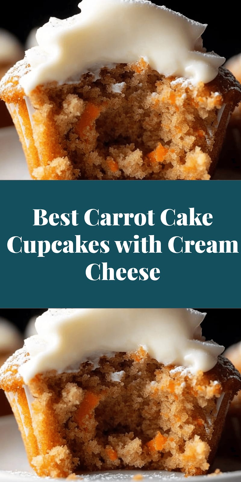 Best Carrot Cake Cupcakes with Cream Cheese