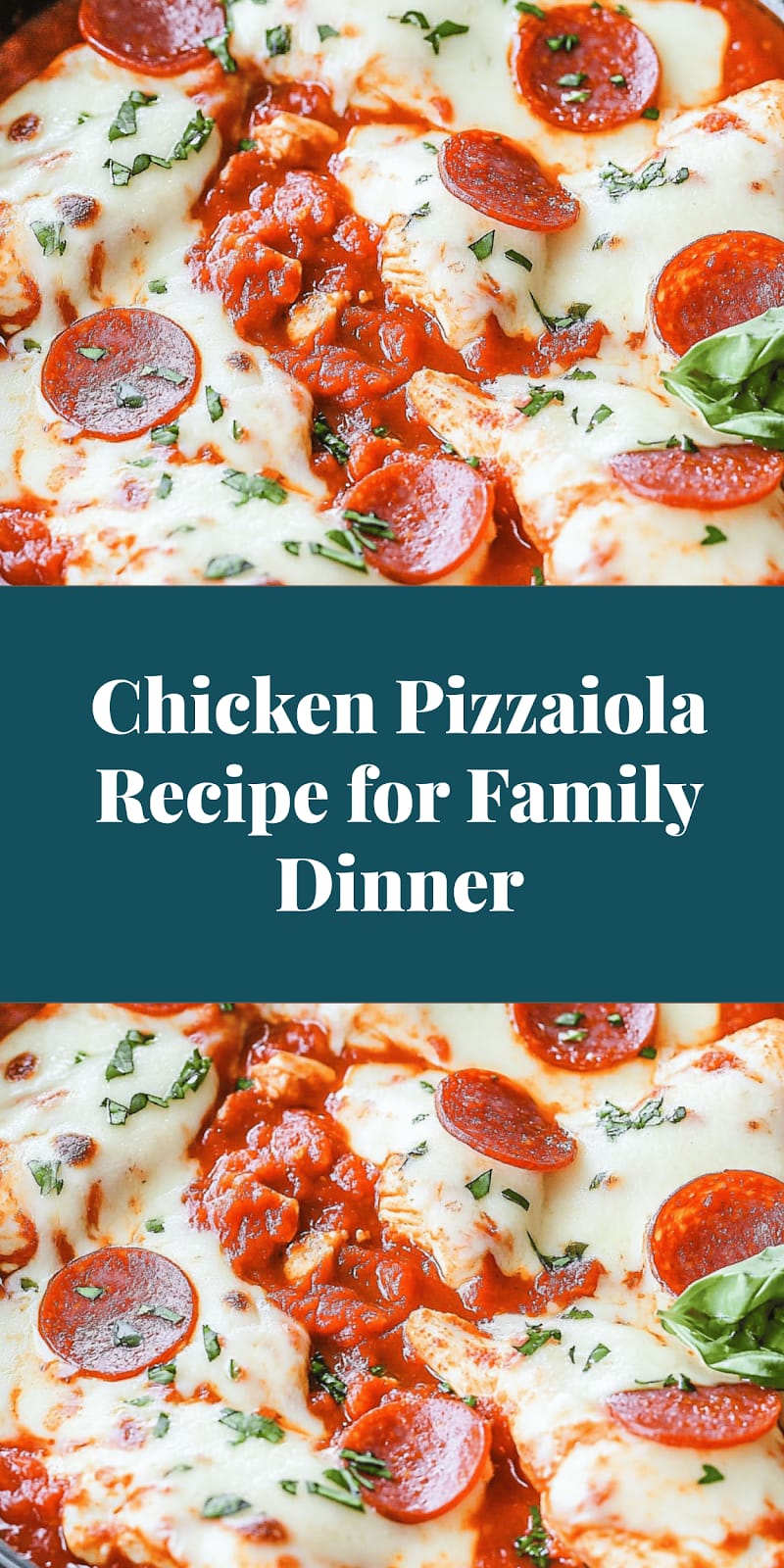 Chicken Pizzaiola Recipe for Family Dinner