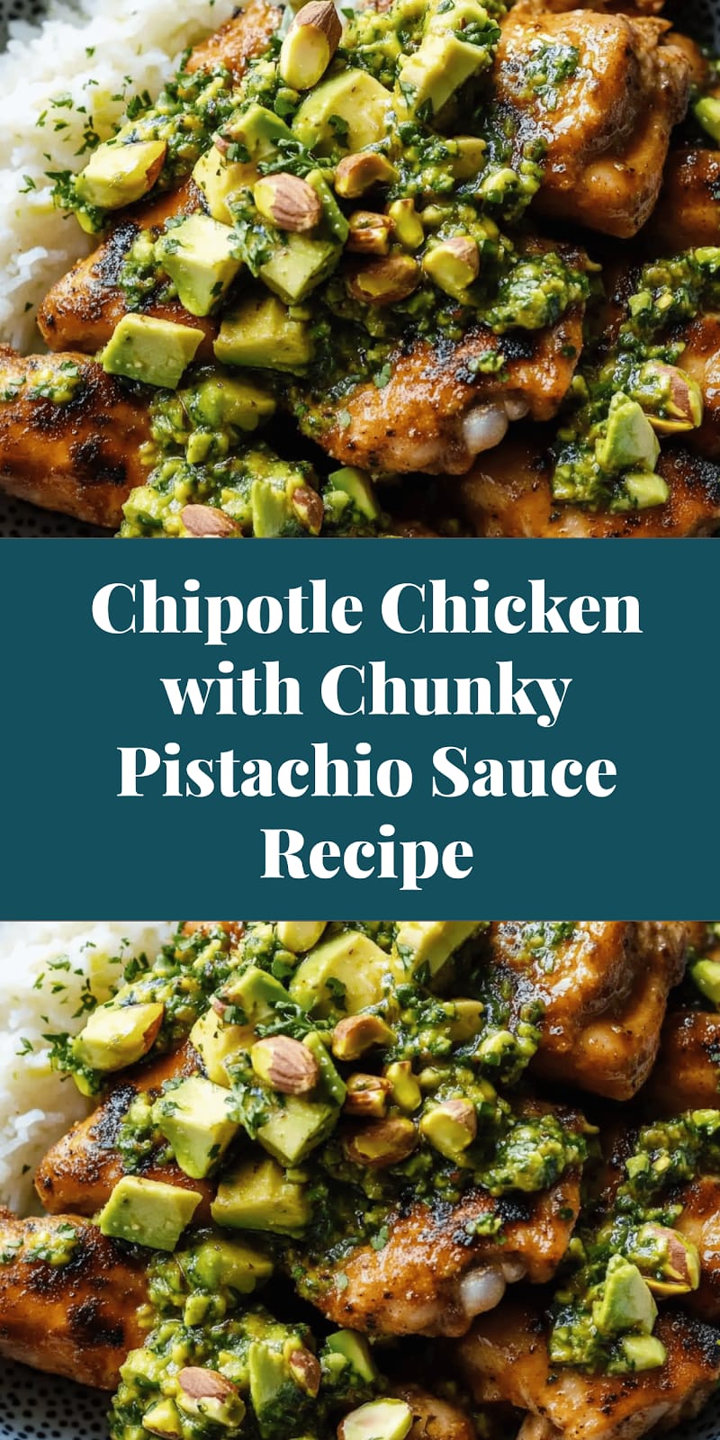 Chipotle Chicken with Chunky Pistachio Sauce Recipe