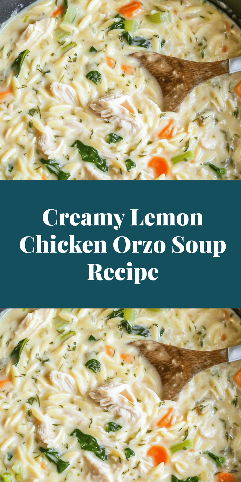 Creamy Lemon Chicken Orzo Soup Recipe