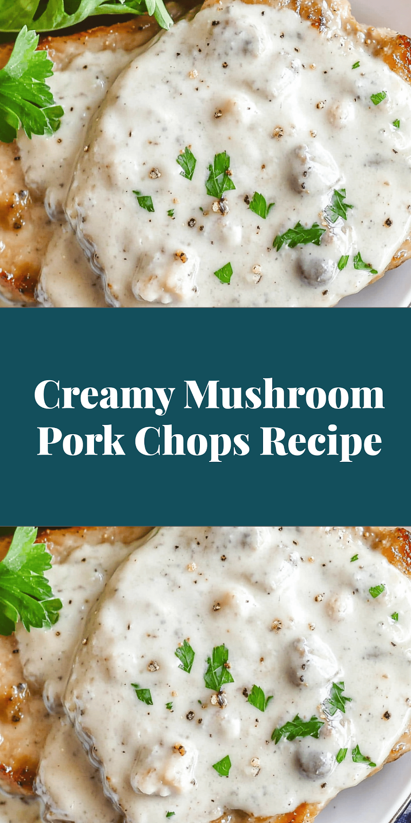 Creamy Mushroom Pork Chops Recipe