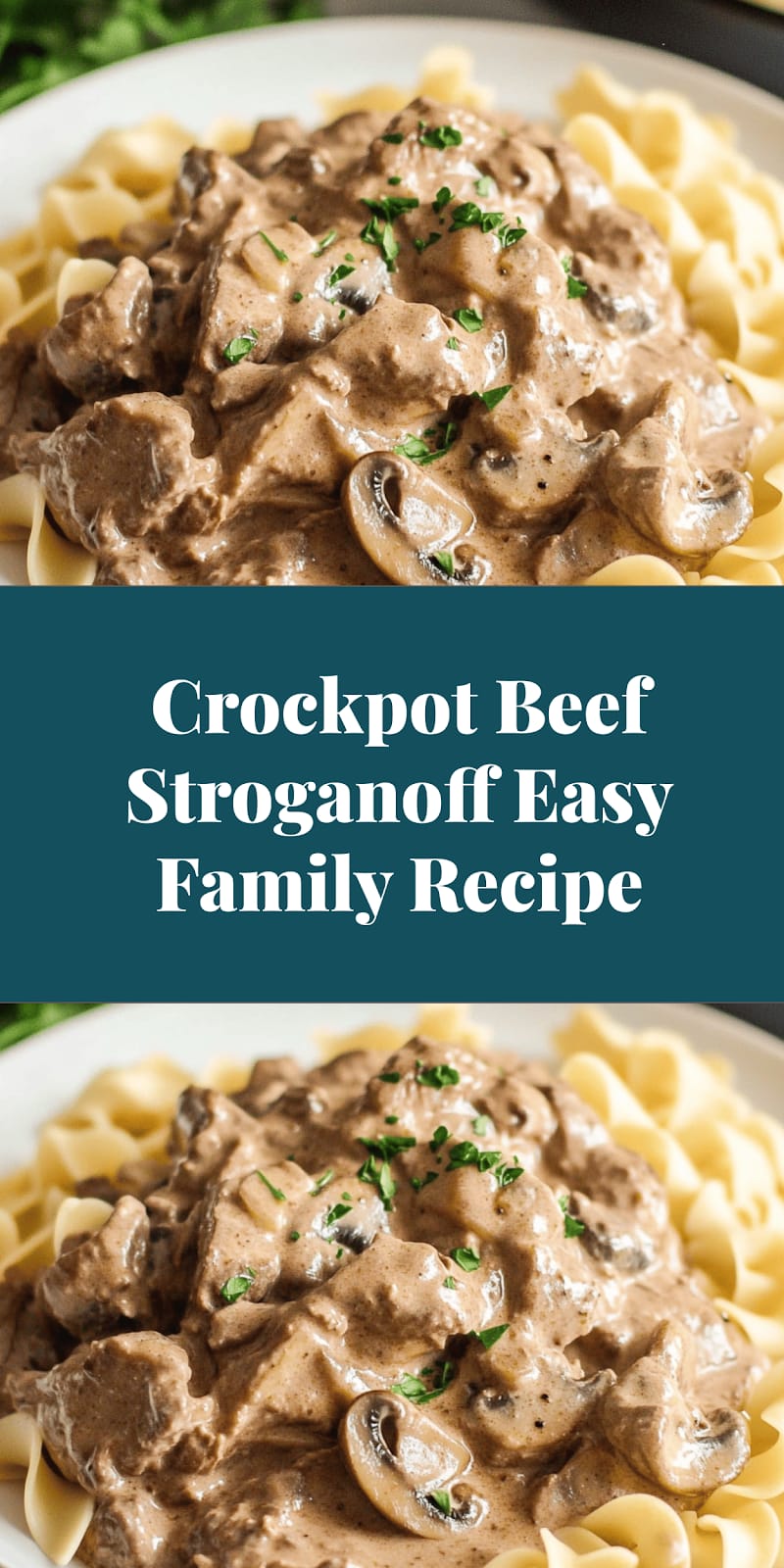 Crockpot Beef Stroganoff Easy Family Recipe