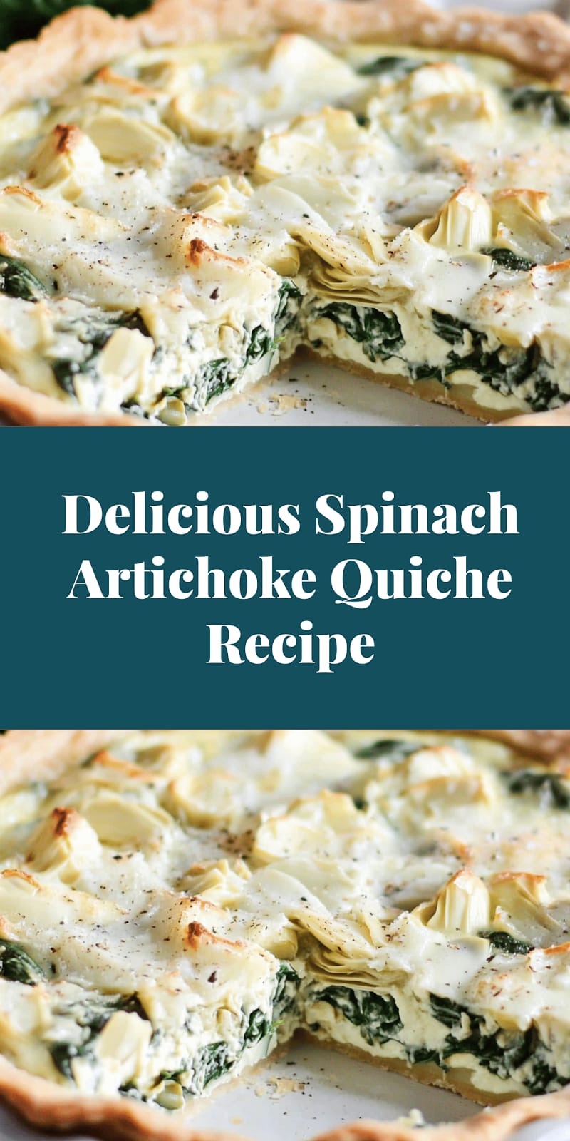 Delicious Spinach Artichoke Quiche Recipe