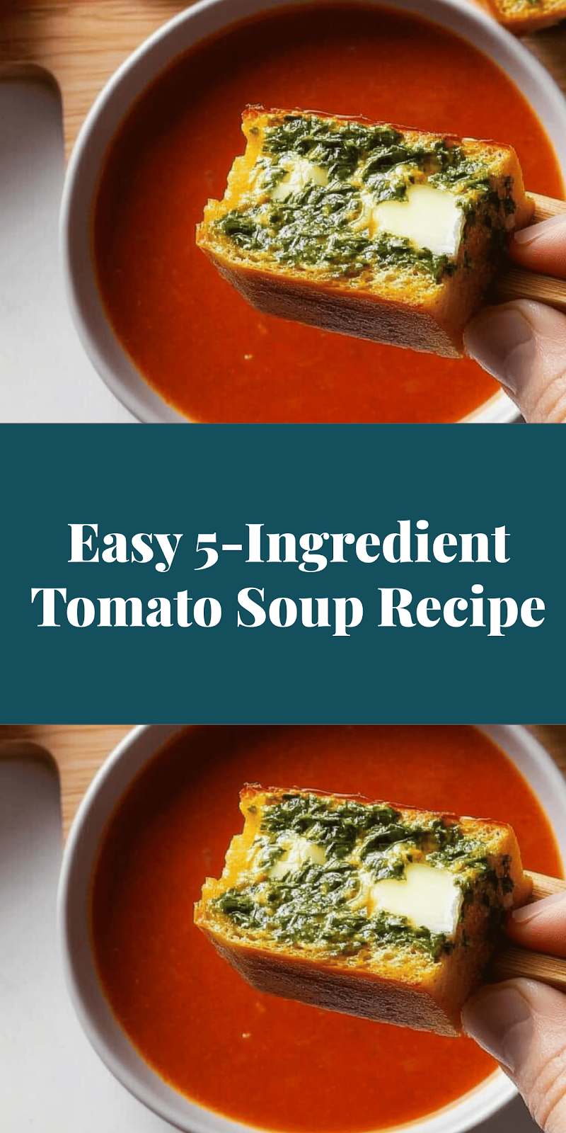 Easy 5-Ingredient Tomato Soup Recipe