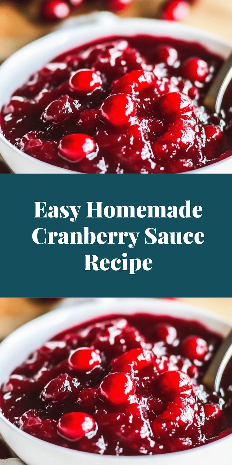 Easy Homemade Cranberry Sauce Recipe