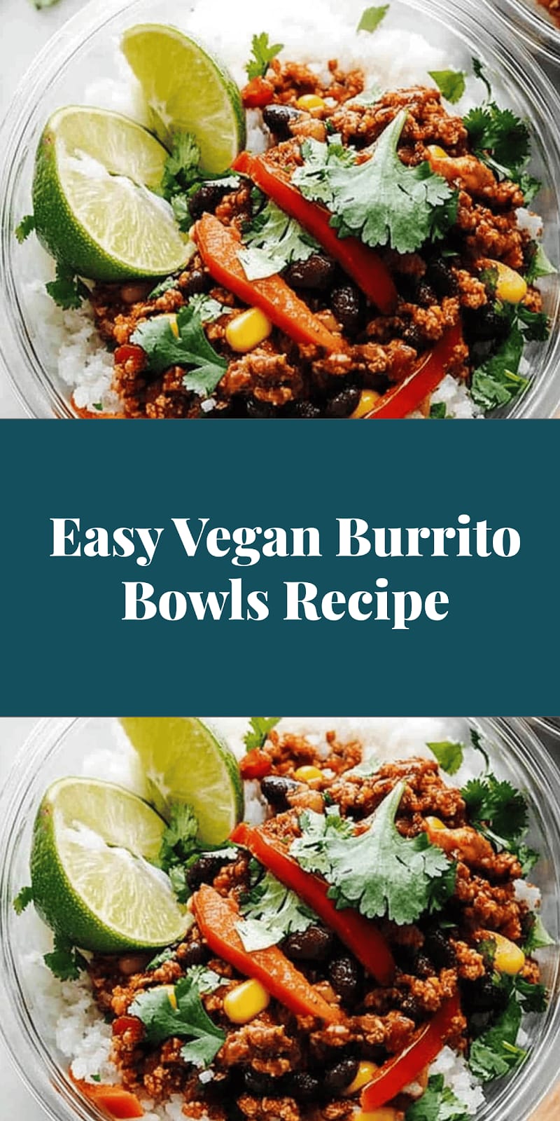 Easy Vegan Burrito Bowls Recipe