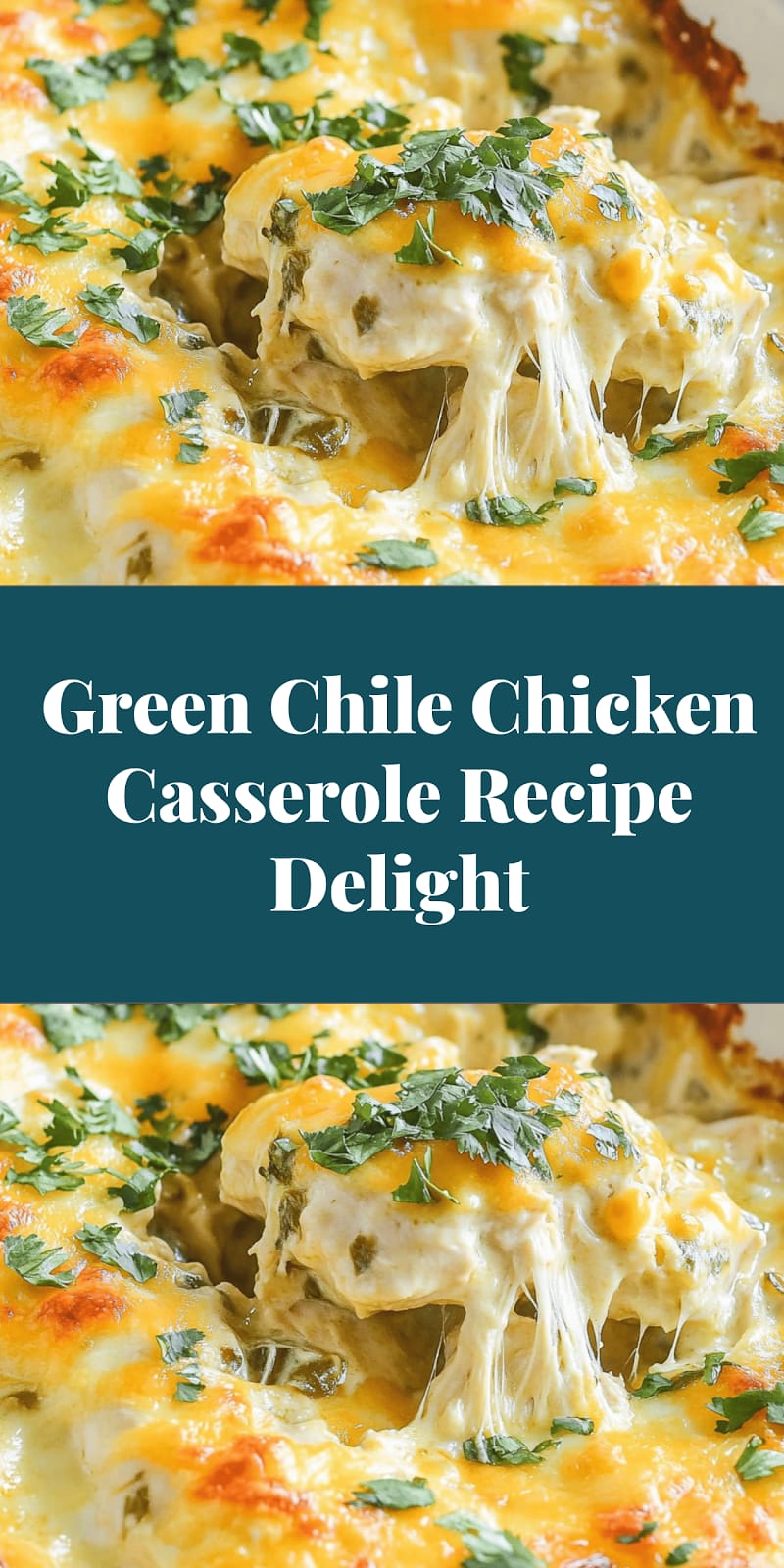 Green Chile Chicken Casserole Recipe Delight