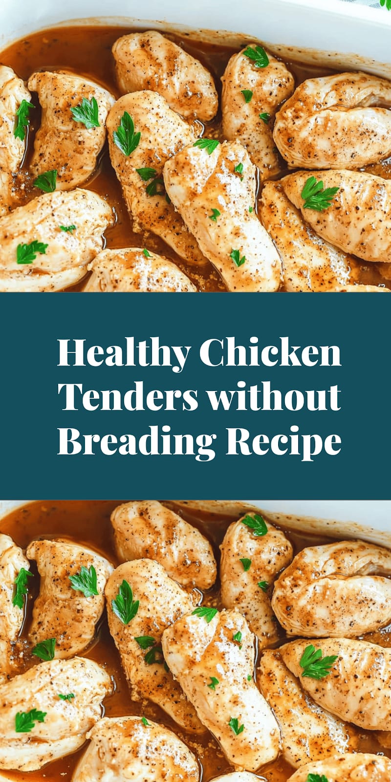 Healthy Chicken Tenders without Breading Recipe