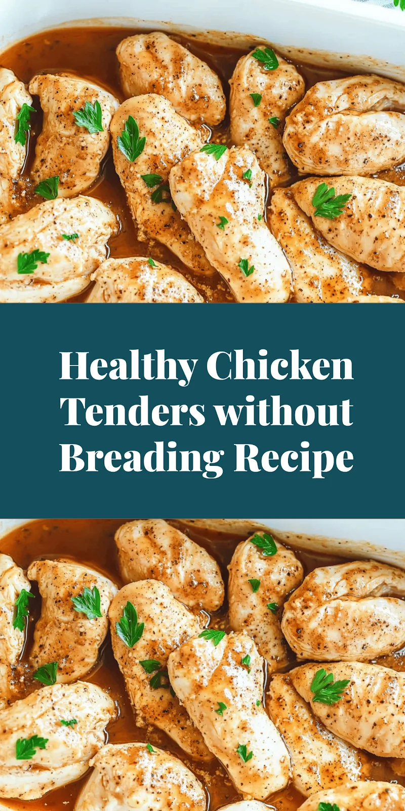 Healthy Chicken Tenders without Breading Recipe
