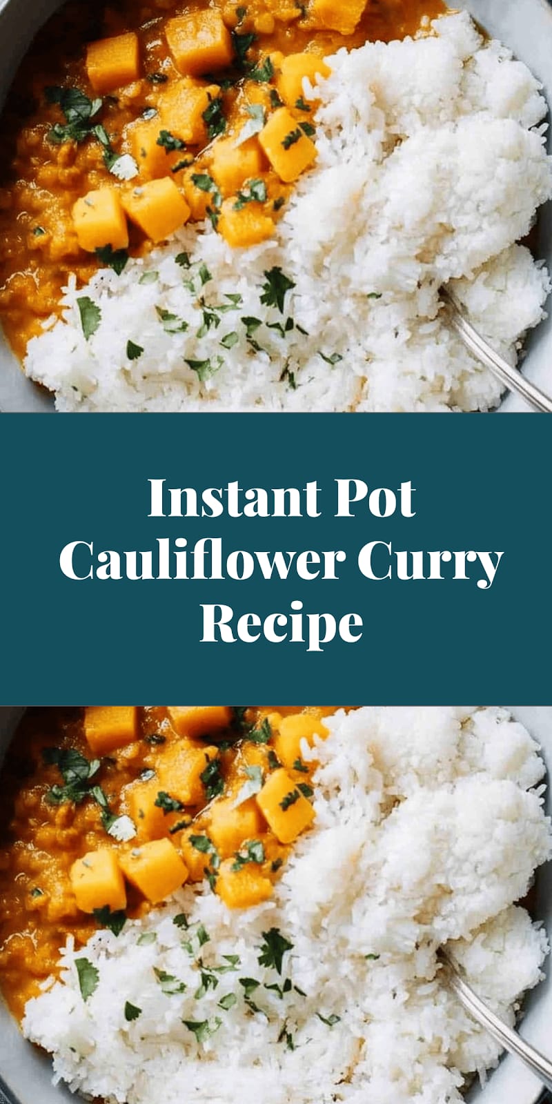 Instant Pot Cauliflower Curry Recipe