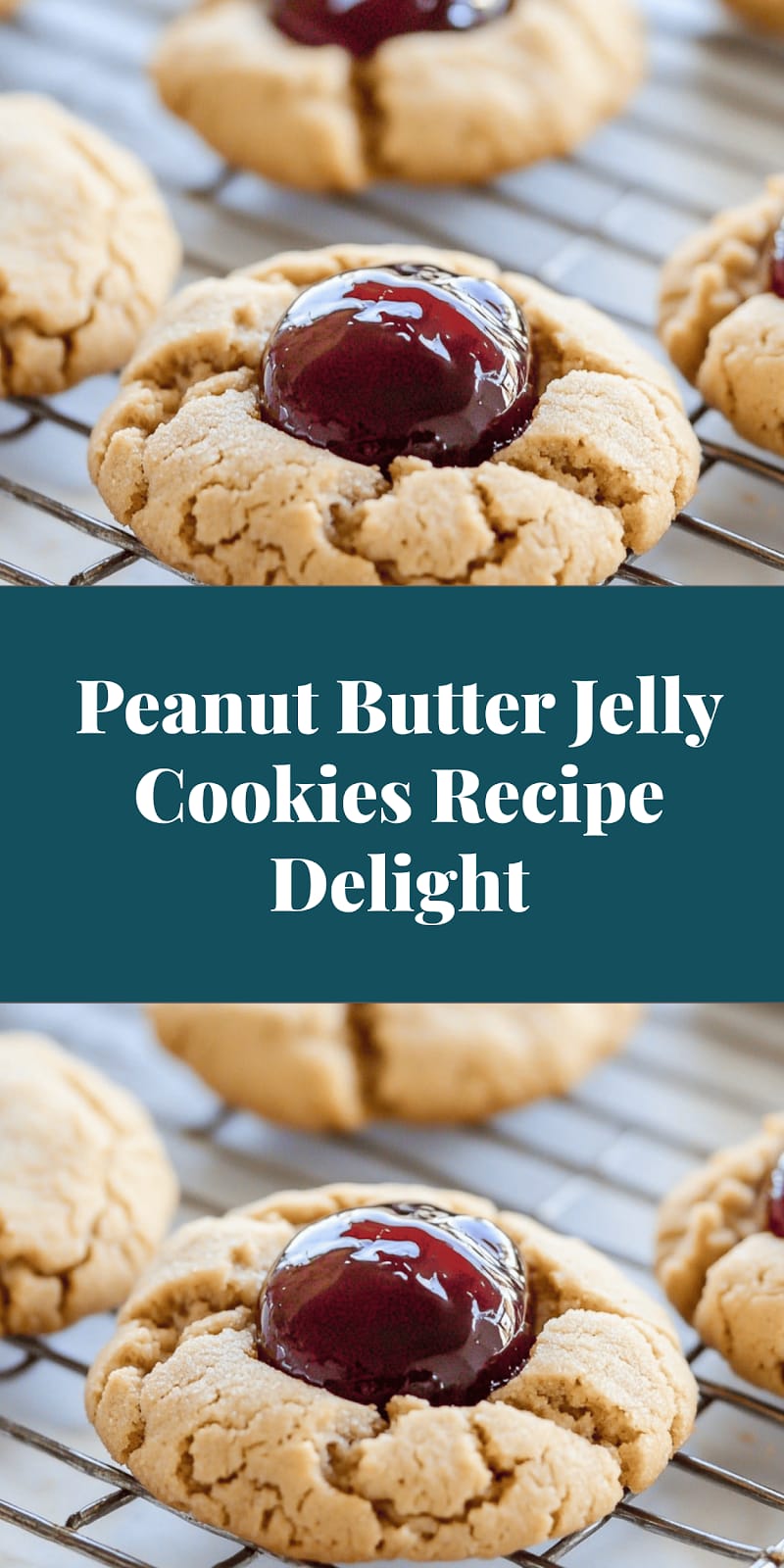 Peanut Butter Jelly Cookies Recipe Delight