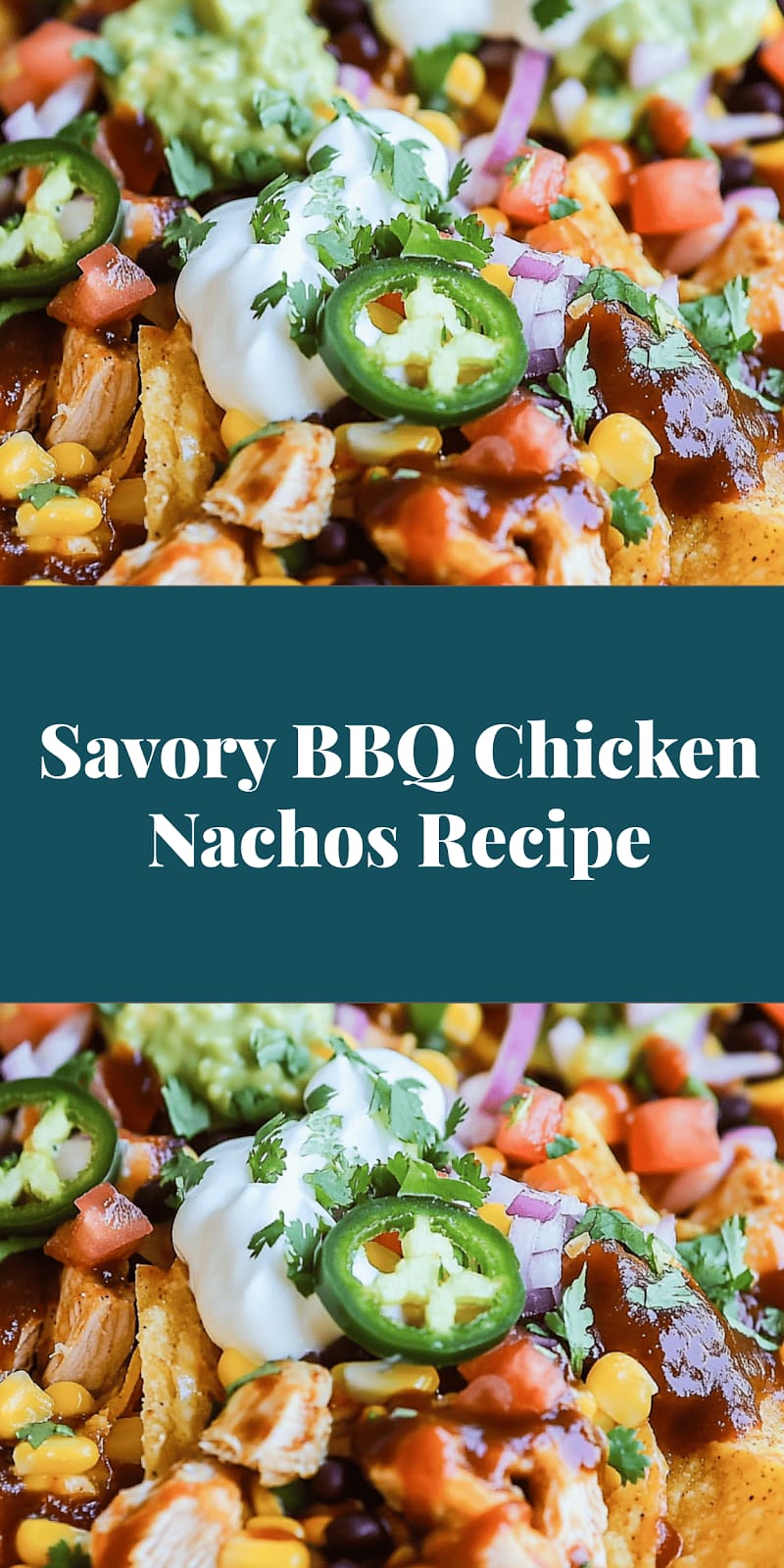 Savory BBQ Chicken Nachos Recipe