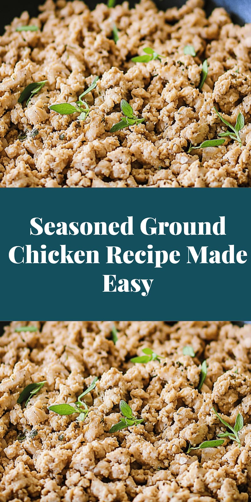Seasoned Ground Chicken Recipe Made Easy
