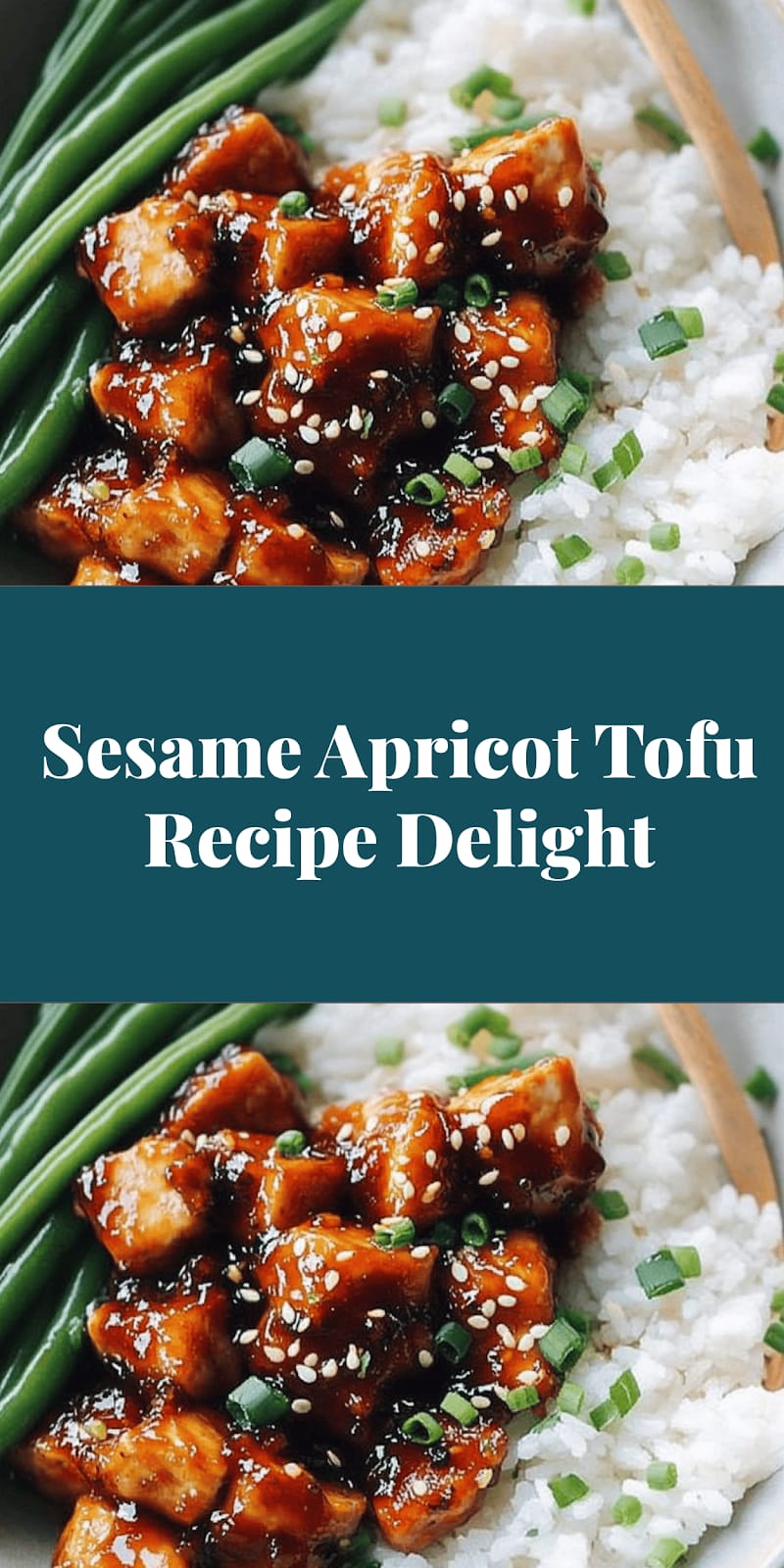 Sesame Apricot Tofu Recipe Delight