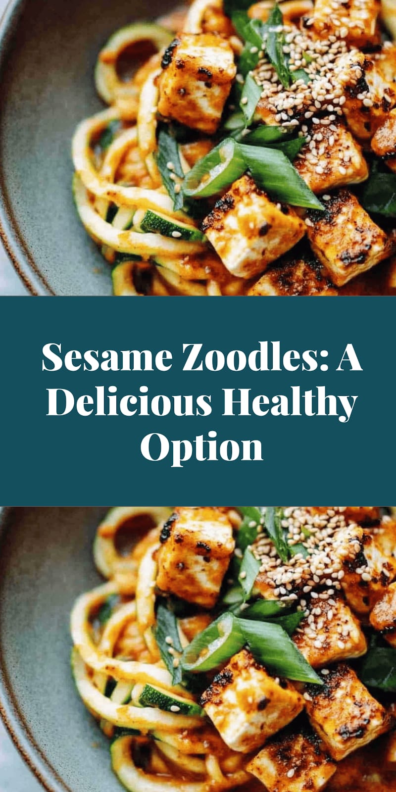 Sesame Zoodles: A Delicious Healthy Option