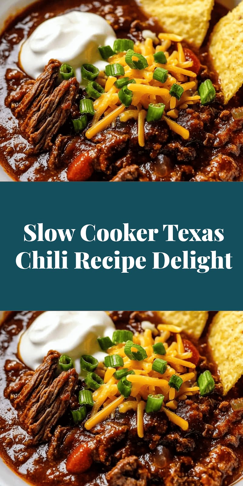 Slow Cooker Texas Chili Recipe Delight