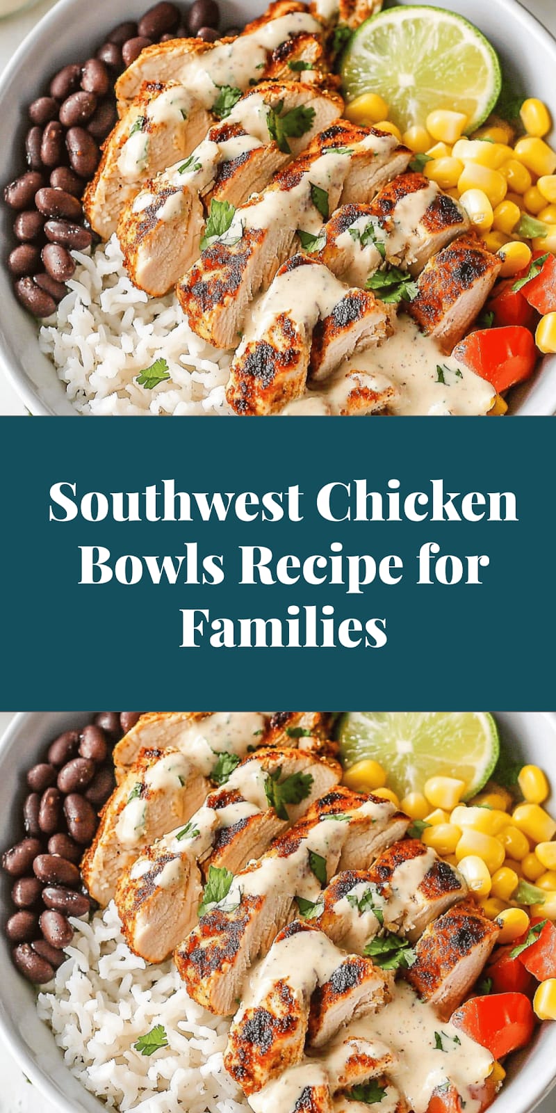 Southwest Chicken Bowls Recipe for Families
