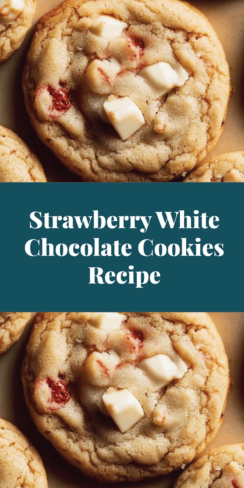 Strawberry White Chocolate Cookies Recipe