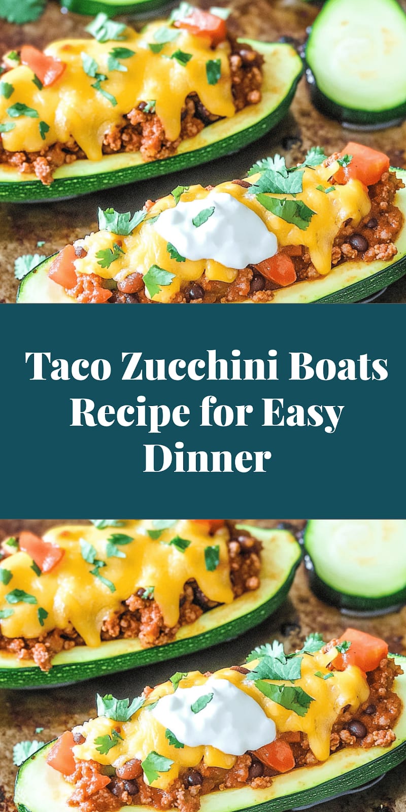 Taco Zucchini Boats Recipe for Easy Dinner