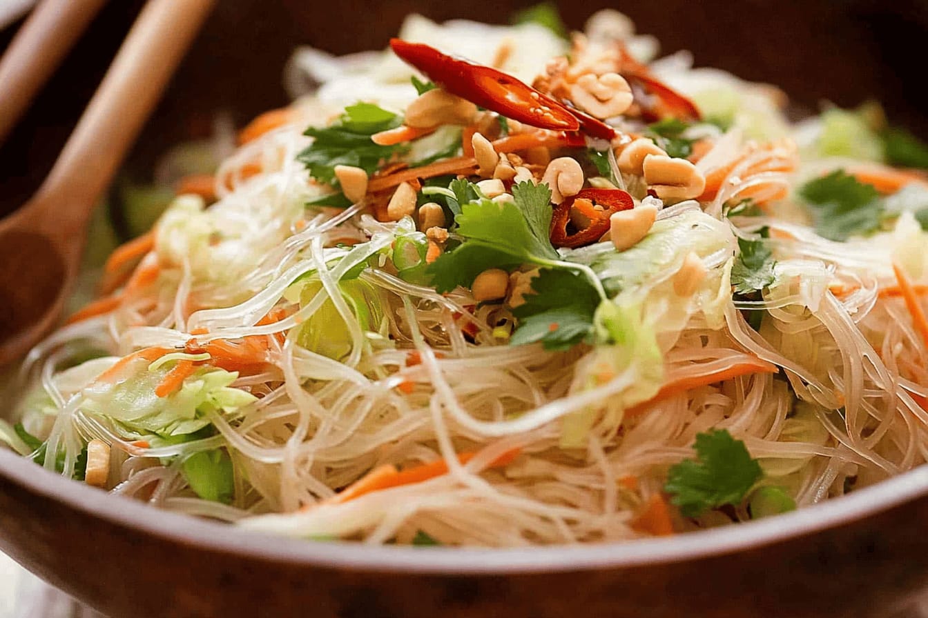 Asian Vermicelli Noodle Salad Recipe