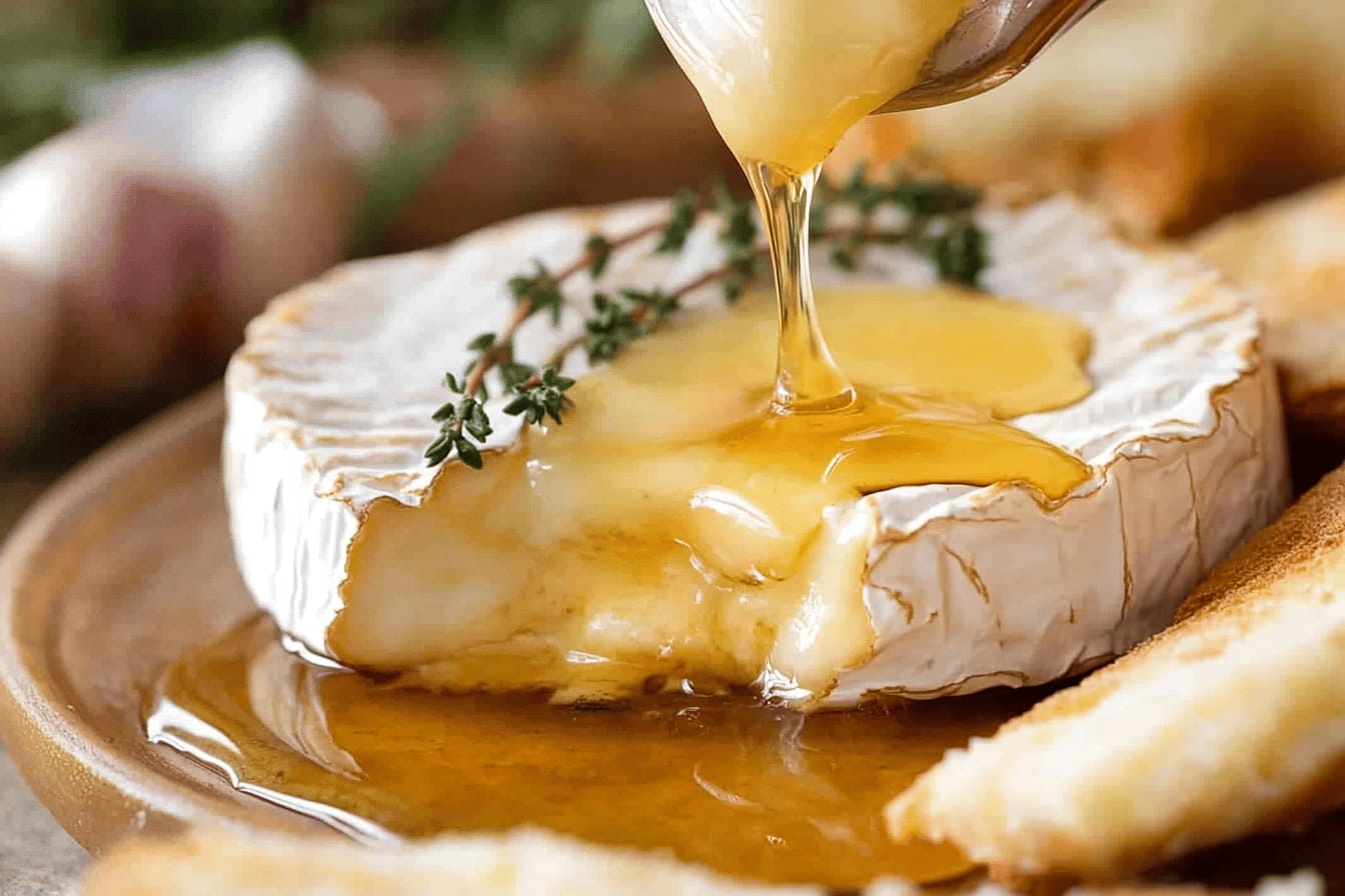 Baked Brie with Maple Syrup and Thyme
