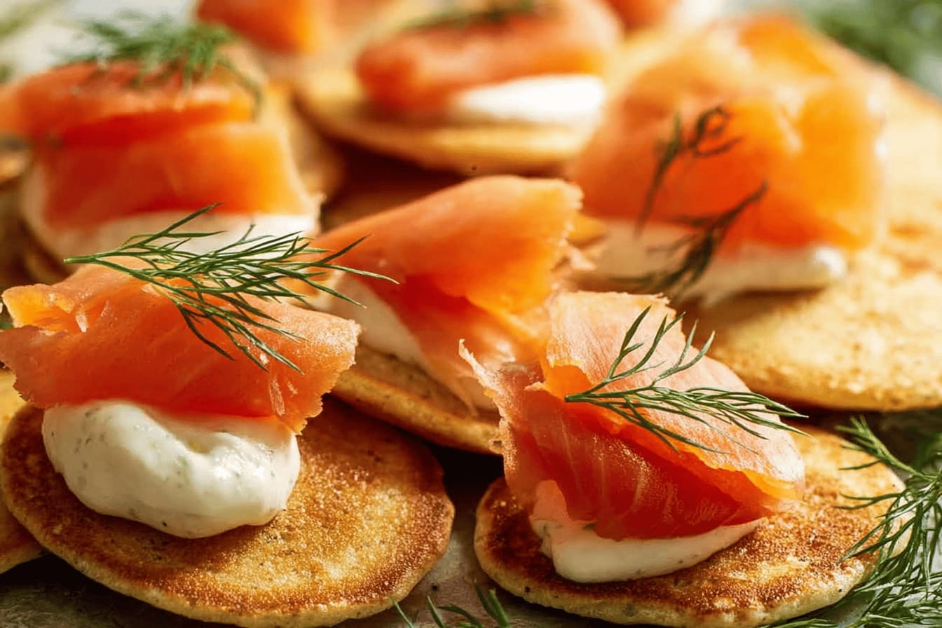 Blinis with Smoked Salmon Recipe