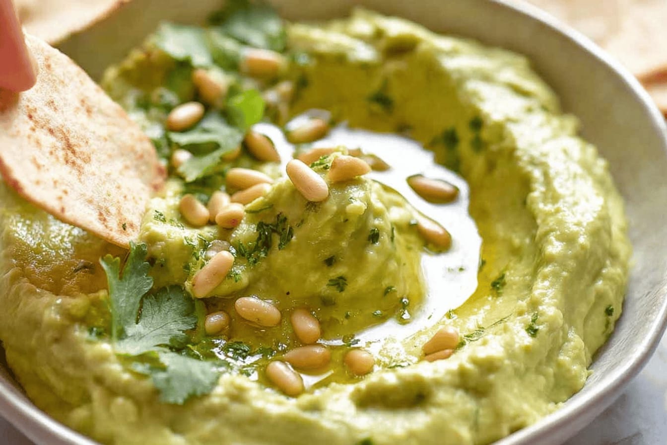 Creamy Avocado Hummus Recipe