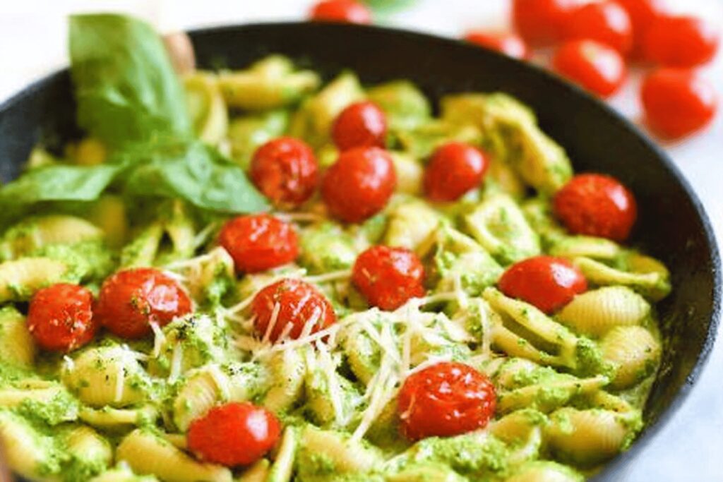 Creamy Pesto Pasta Shells Recipe