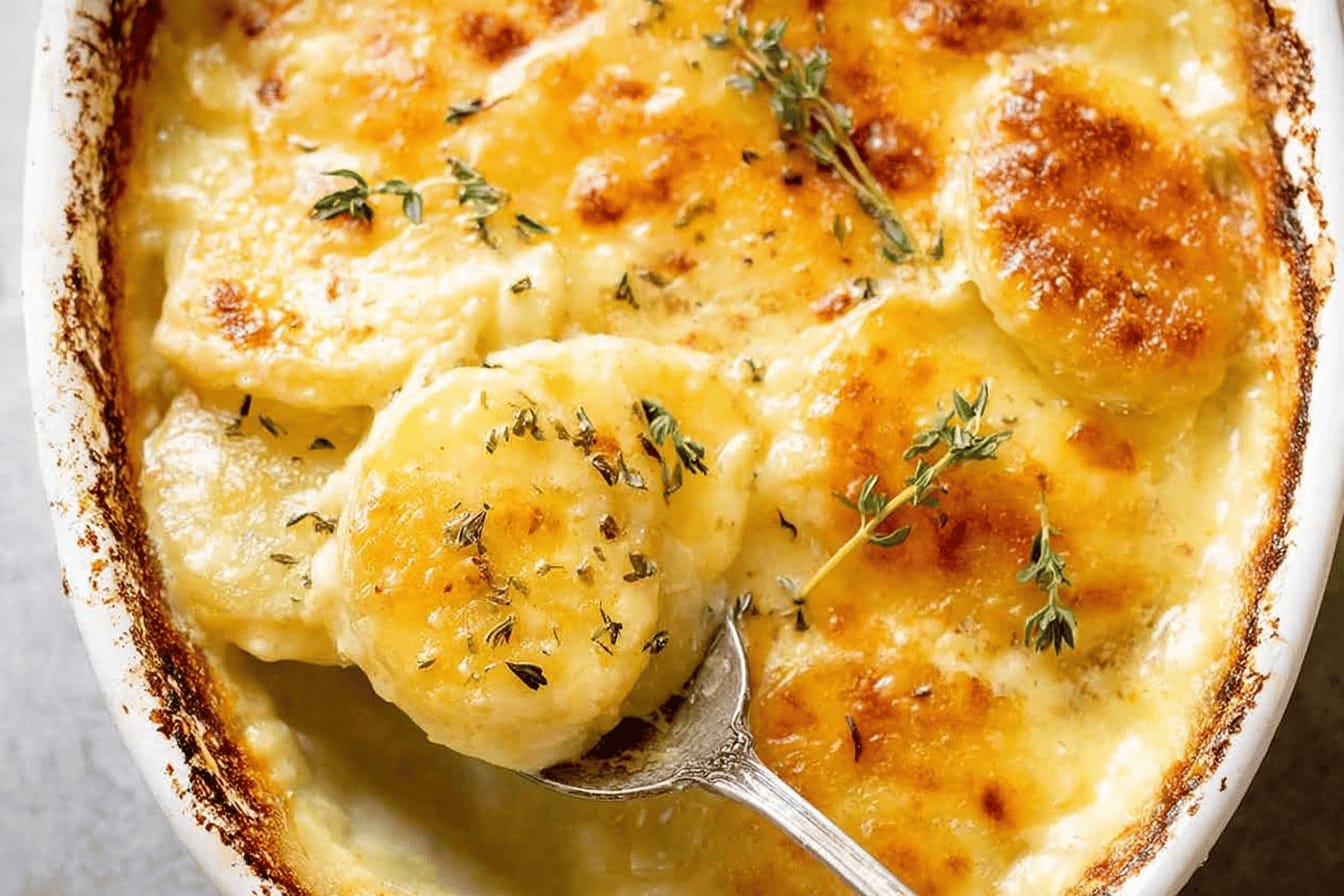 Creamy Potatoes Au Gratin Recipe