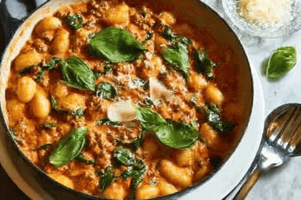Creamy Sausage Gnocchi Recipe Delight