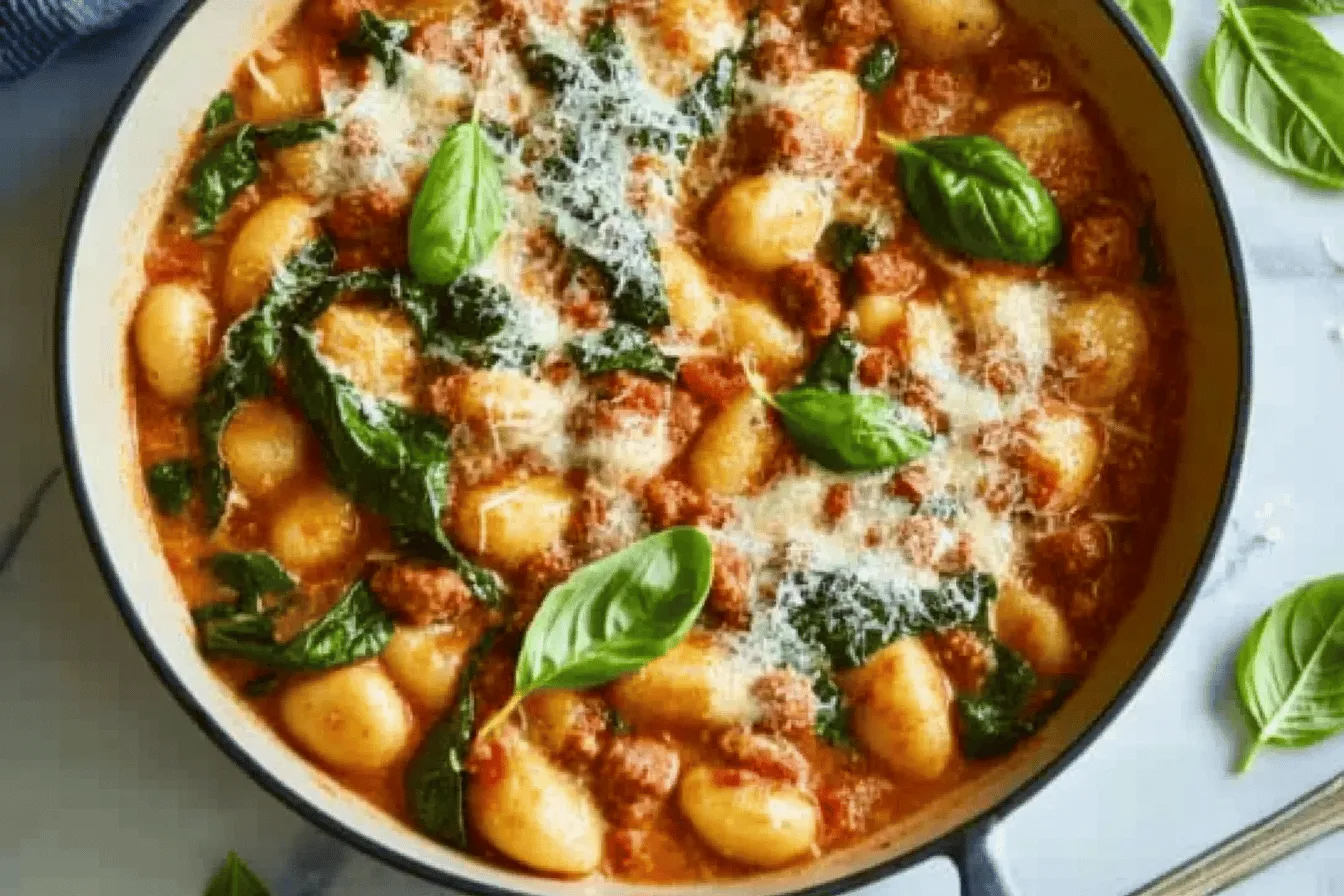 Creamy Sausage Gnocchi Recipe Delight