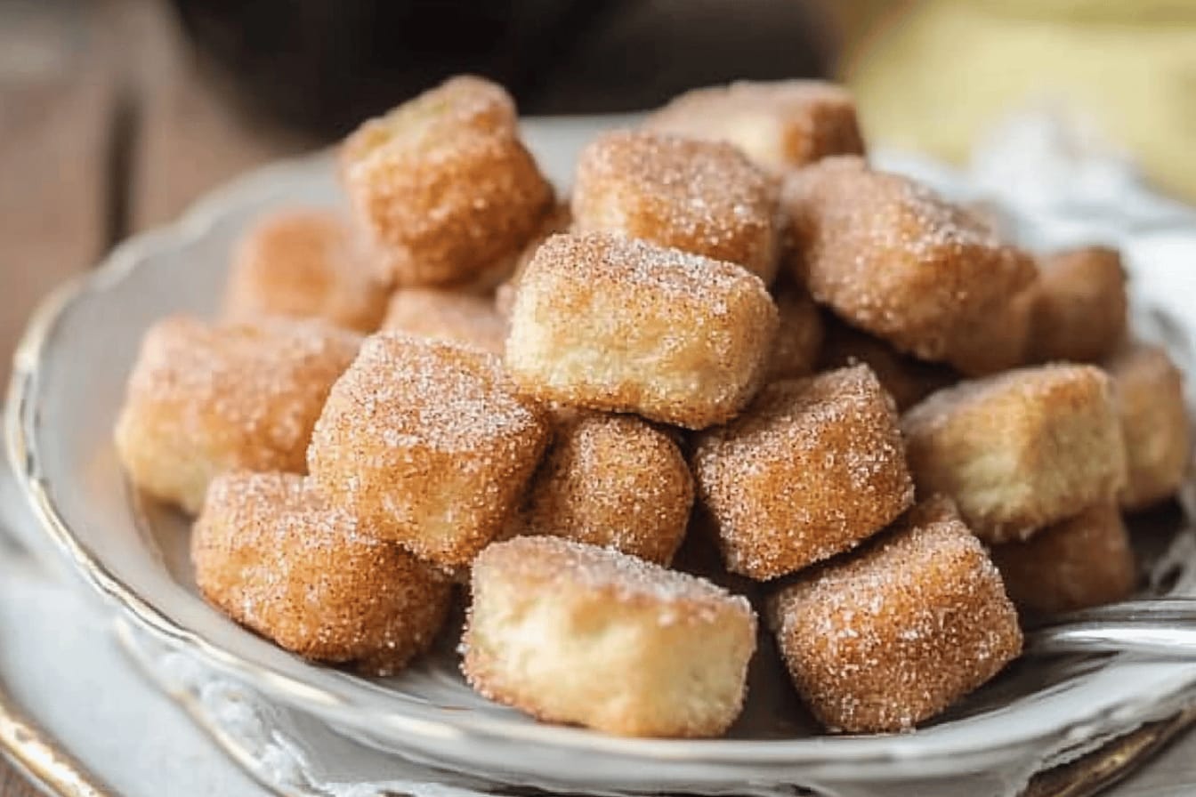Crispy Cinnamon Sugar Biscuit Bites Recipe