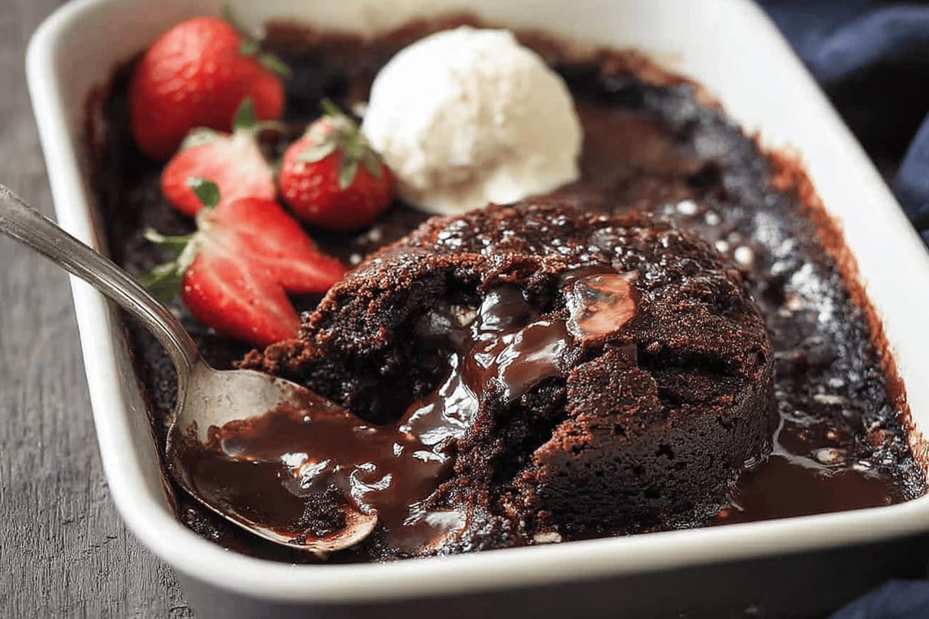 Decadent Chocolate Self-Saucing Pudding Recipe